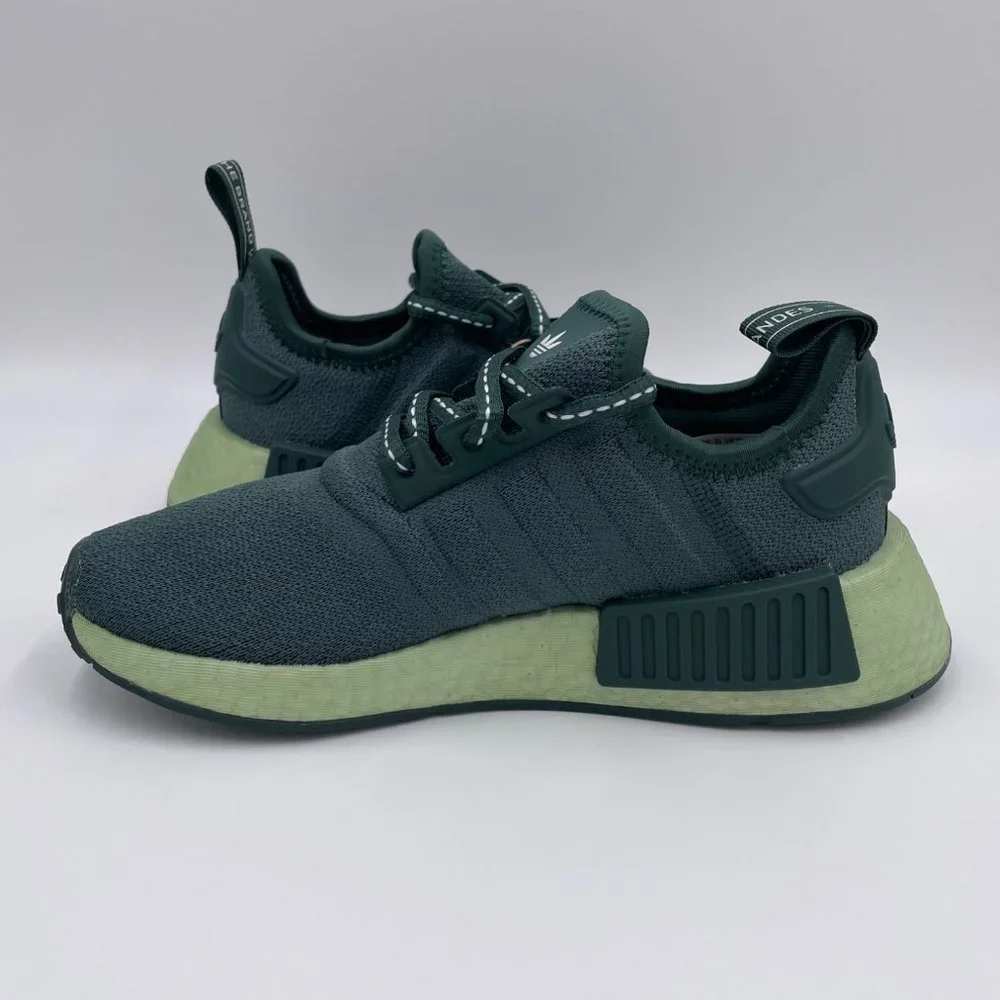 adidas NMD R1 Green Womens Shoes - Picture 2 of 8
